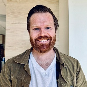 Josh Newmaster smiling